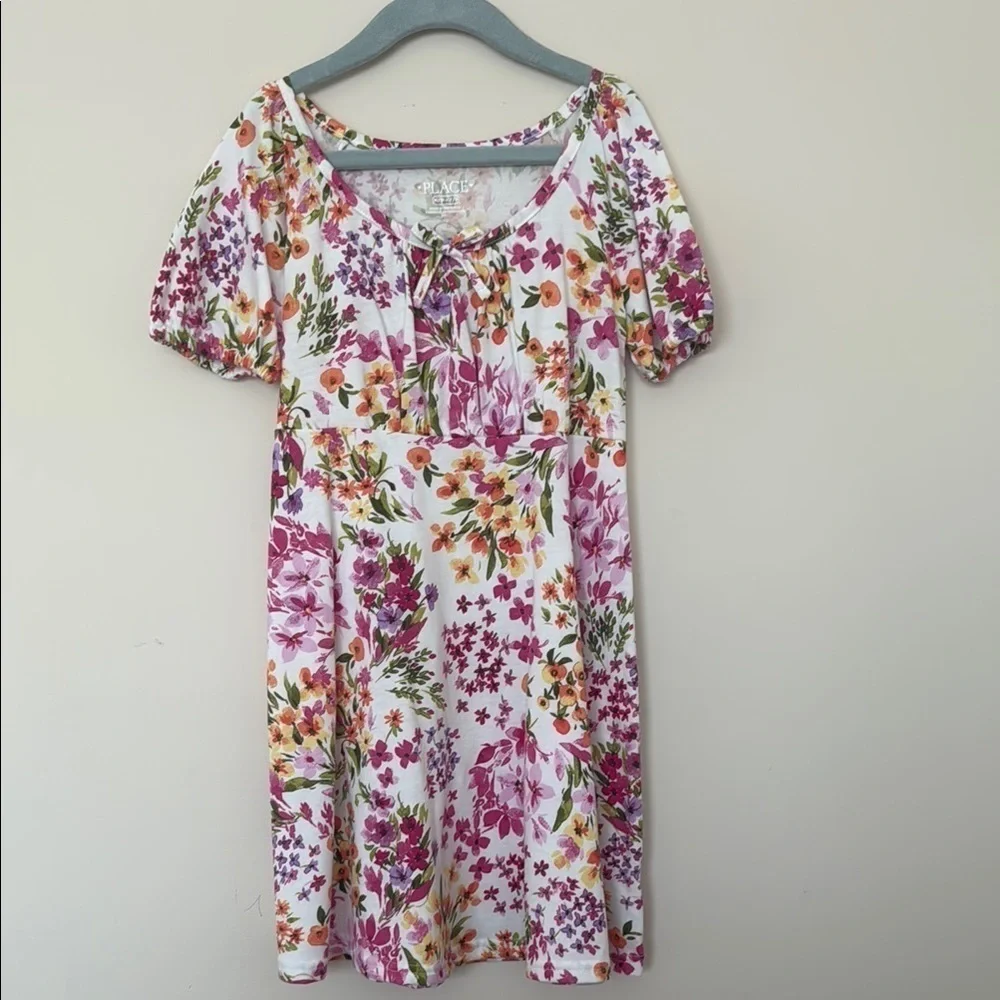 The Children’s Place Floral Girl Dress size M 7/8 Like New